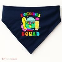 Eighth Grade Squad 8th Grade Team Back To School Boy Girl USA-Made Doggie Bandana thumb 0