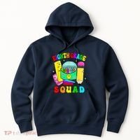 Eighth Grade Squad 8th Grade Team Back To School Boy Girl Hoodie thumb 0