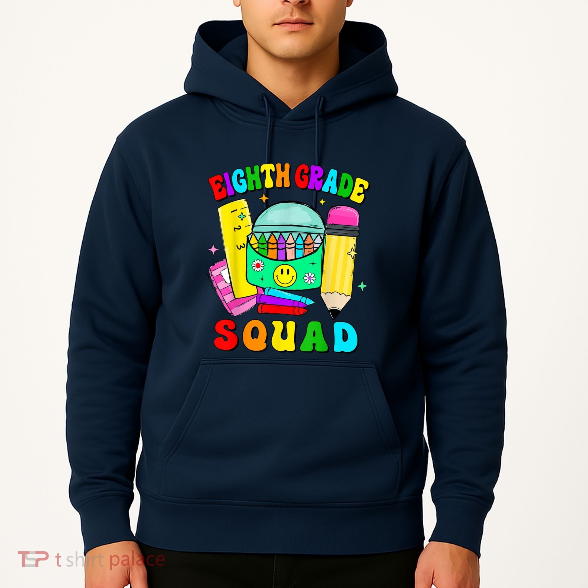 Eighth Grade Squad 8th Grade Team Back To School Boy Girl Hoodie