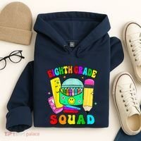 Eighth Grade Squad 8th Grade Team Back To School Boy Girl Hoodie thumb 4