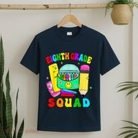 Eighth Grade Squad 8th Grade Team Back To School Boy Girl T-Shirt thumb 2