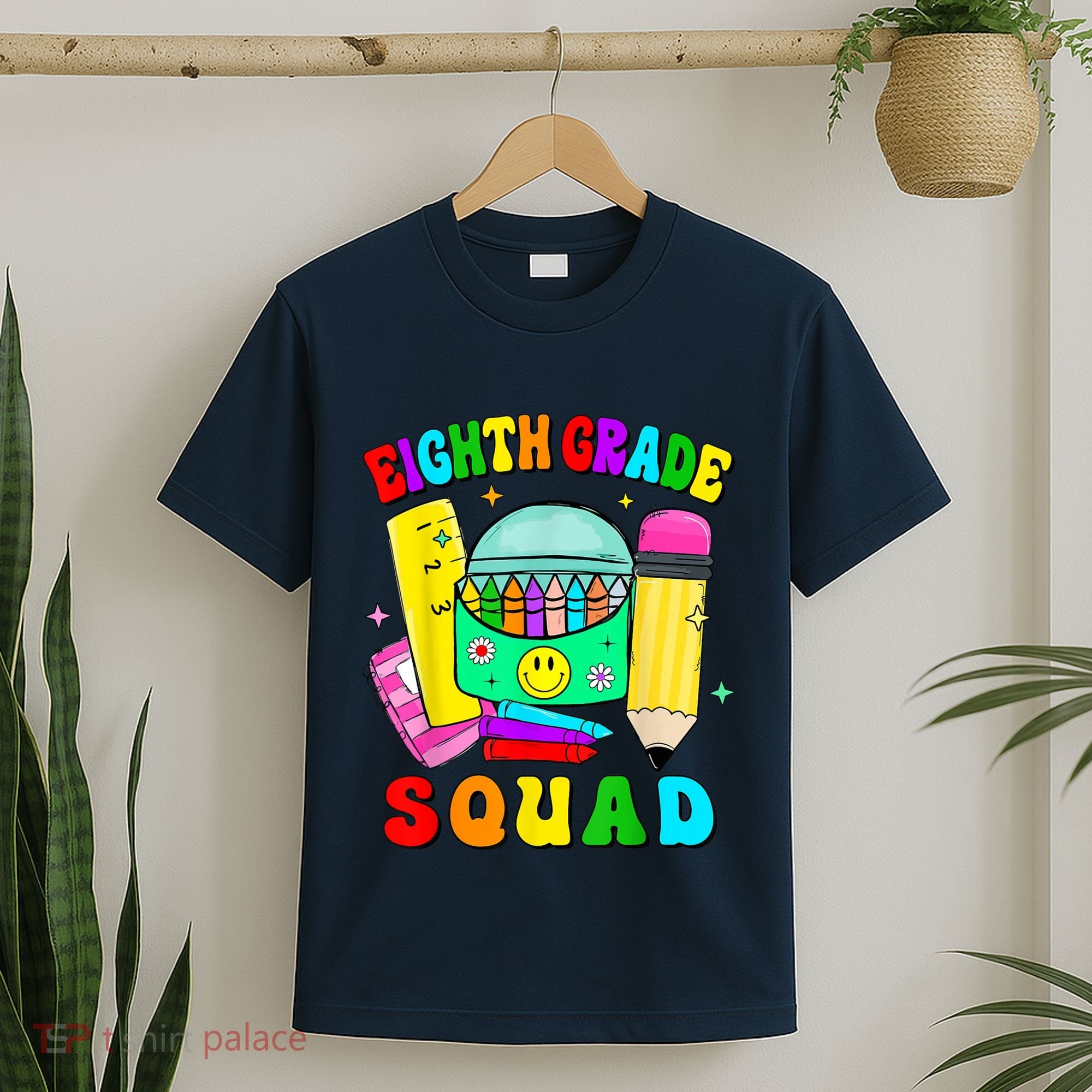 Eighth Grade Squad 8th Grade Team Back To School Boy Girl T-Shirt