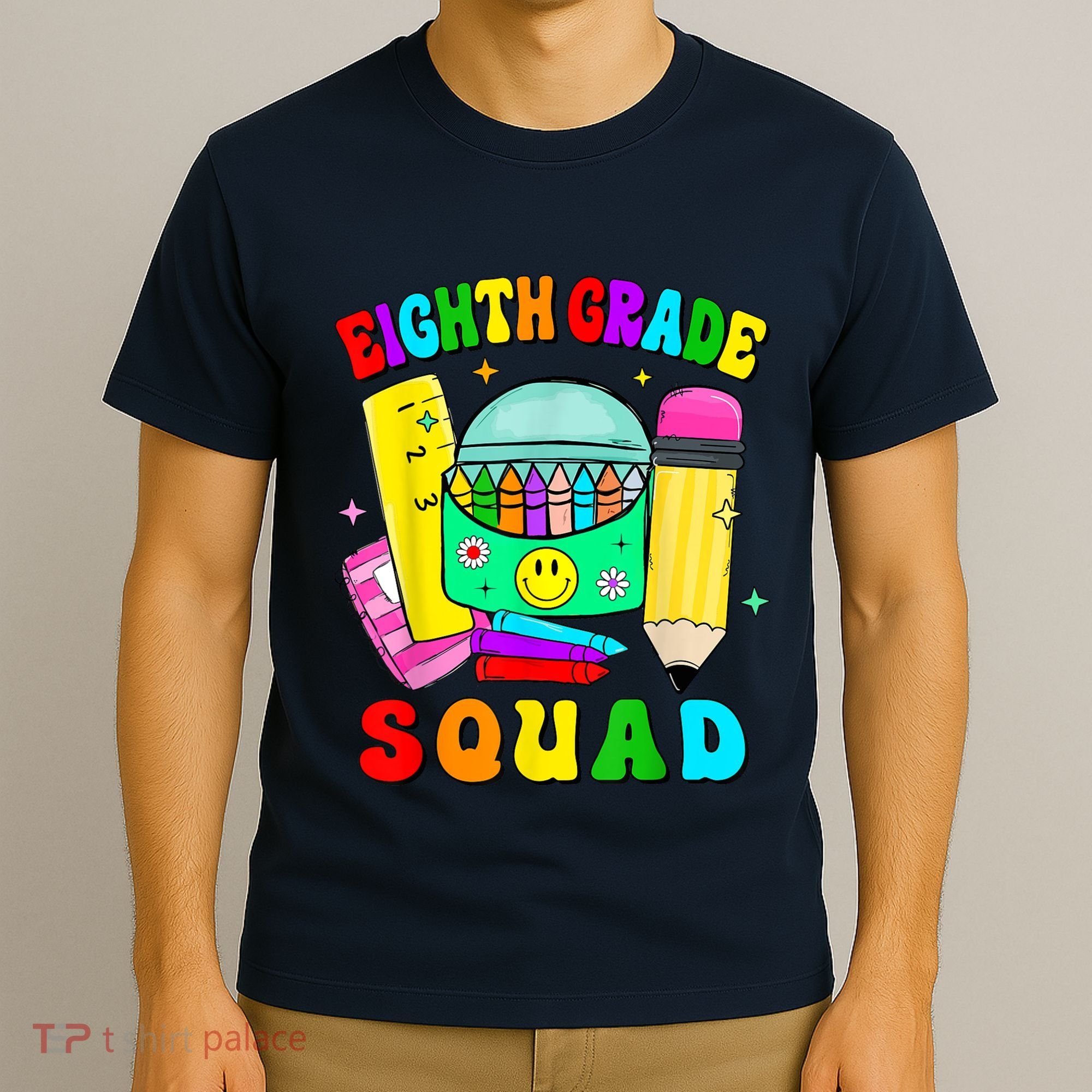 Eighth Grade Squad 8th Grade Team Back To School Boy Girl T-Shirt