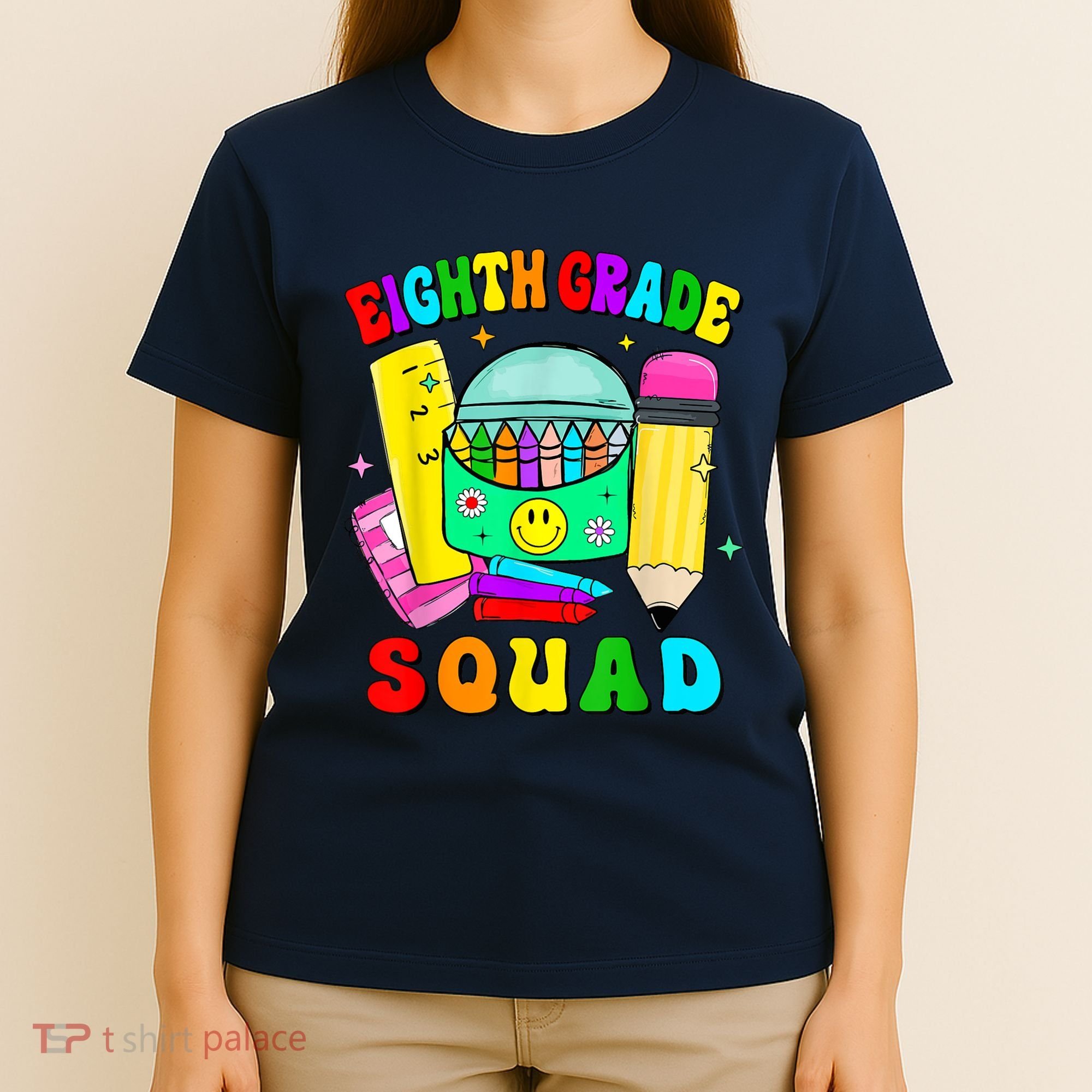 Eighth Grade Squad 8th Grade Team Back To School Boy Girl T-Shirt