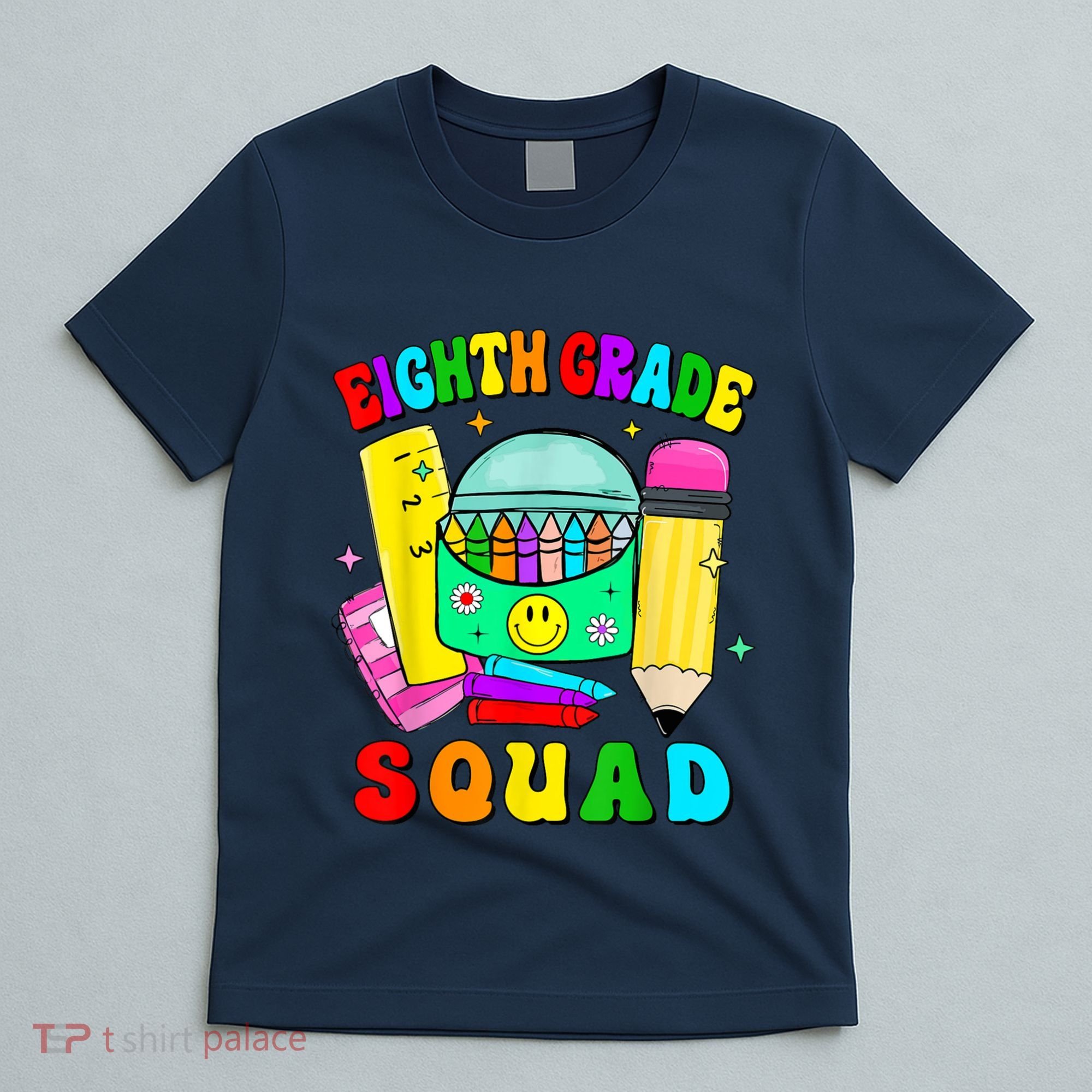 Eighth Grade Squad 8th Grade Team Back To School Boy Girl T-Shirt