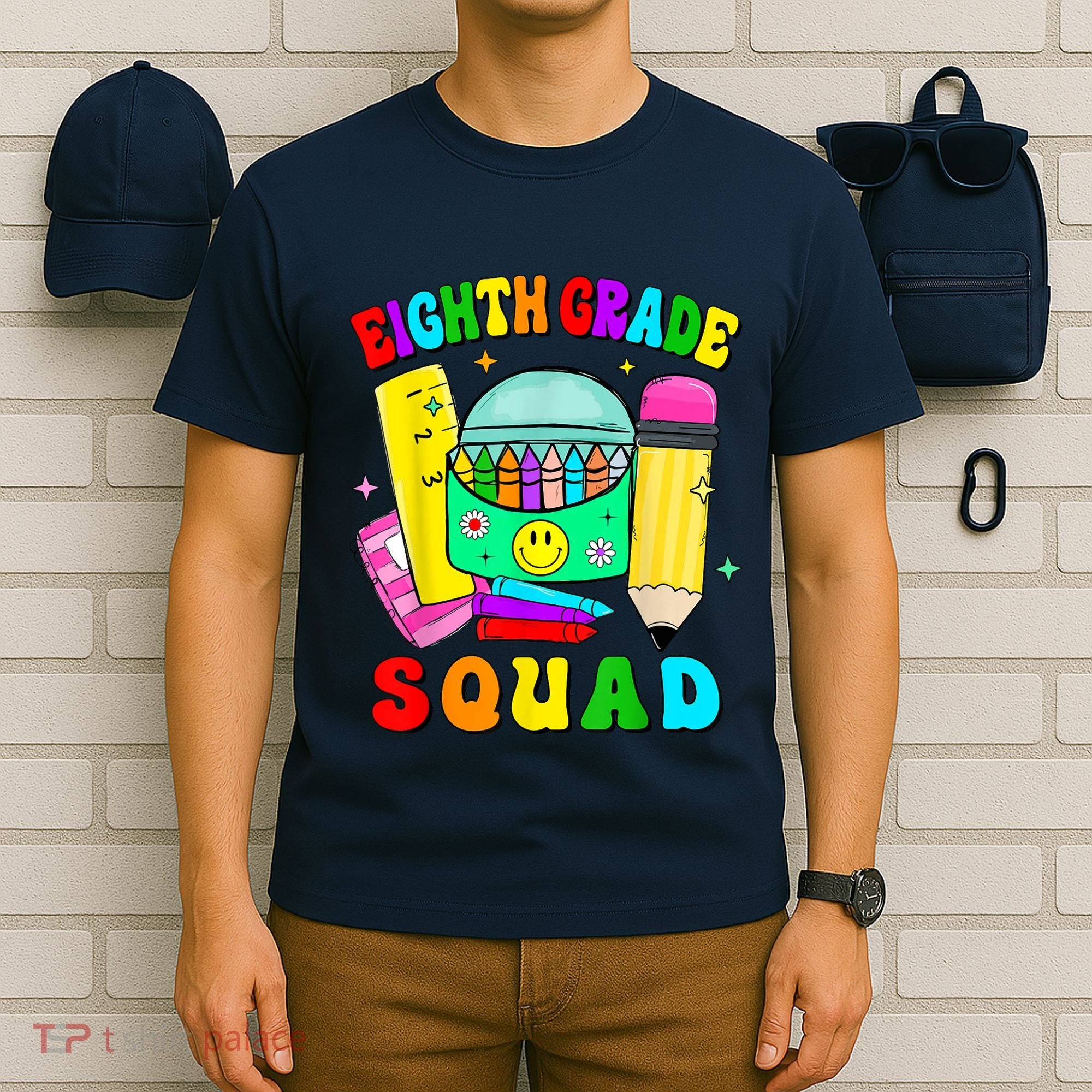 Eighth Grade Squad 8th Grade Team Back To School Boy Girl T-Shirt