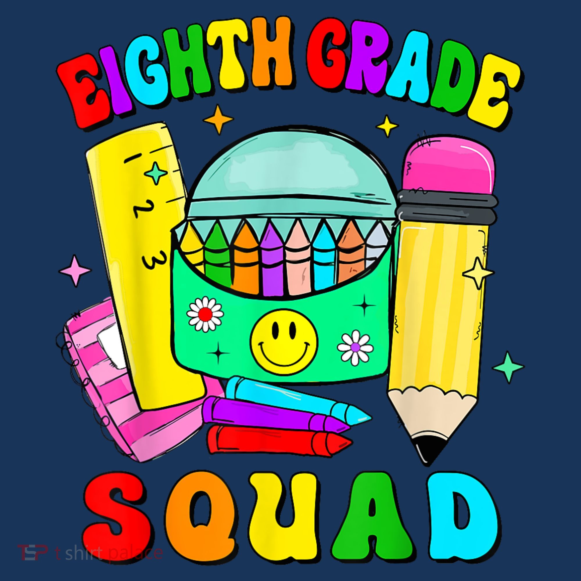 Eighth Grade Squad 8th Grade Team Back To School Boy Girl Women's Hoodie