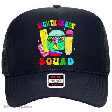 Eighth Grade Squad 8th Grade Team Back To School Boy Girl Hat