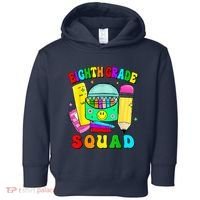 Eighth Grade Squad 8th Grade Team Back To School Boy Girl Toddler Hoodie thumb 0