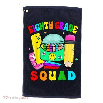 Eighth Grade Squad 8th Grade Team Back To School Boy Girl Golf Towel