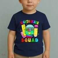 Eighth Grade Squad 8th Grade Team Back To School Boy Girl Toddler T-Shirt thumb 2