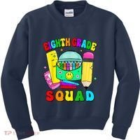 Eighth Grade Squad 8th Grade Team Back To School Boy Girl Kids Sweatshirt thumb 0