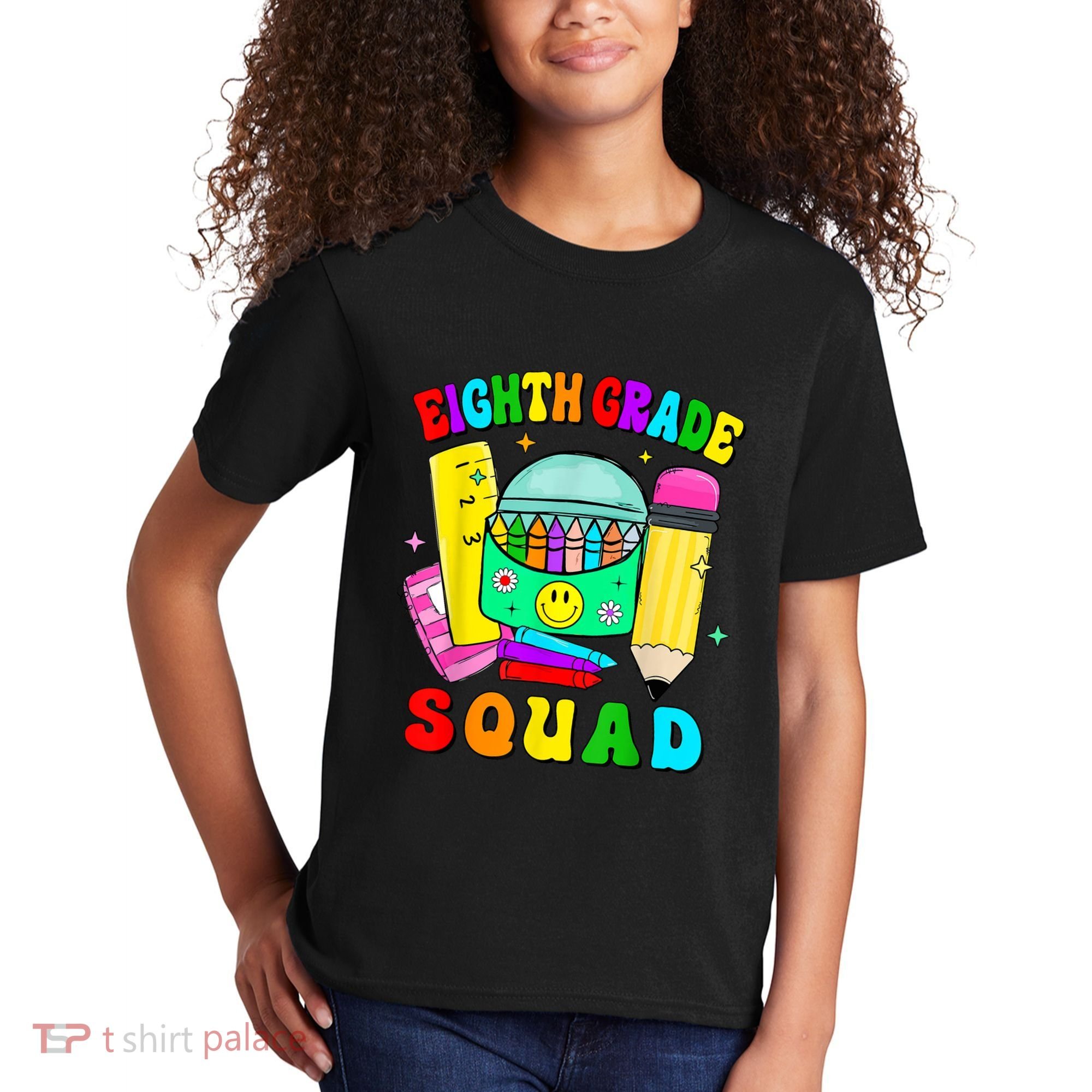 Eighth Grade Squad 8th Grade Team Back To School Boy Girl Kids T-Shirt