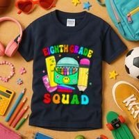 Eighth Grade Squad 8th Grade Team Back To School Boy Girl Kids T-Shirt thumb 3