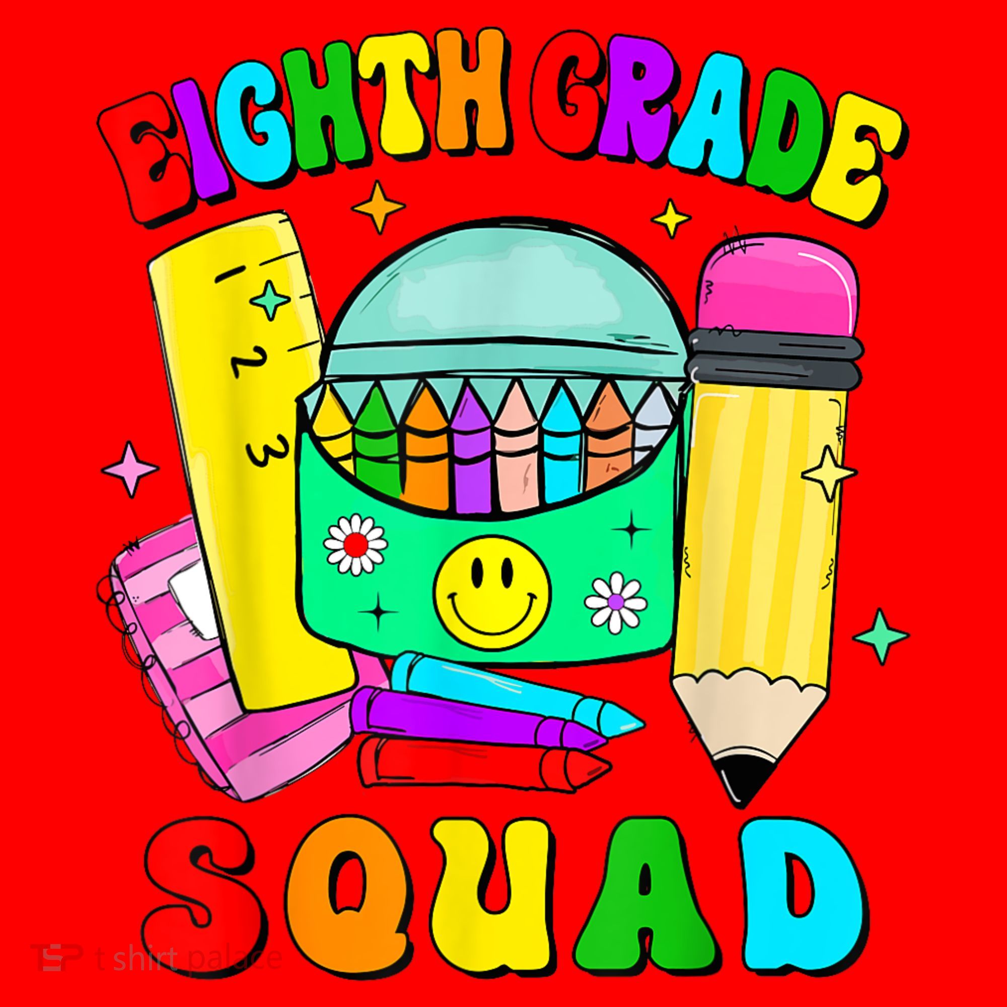 Eighth Grade Squad 8th Grade Team Back To School Boy Girl Santa Hat