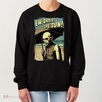 Ew Gross! The Sun! Vampire At The Sunny Beach Summer Goth Women's Sweatshirt thumb 0