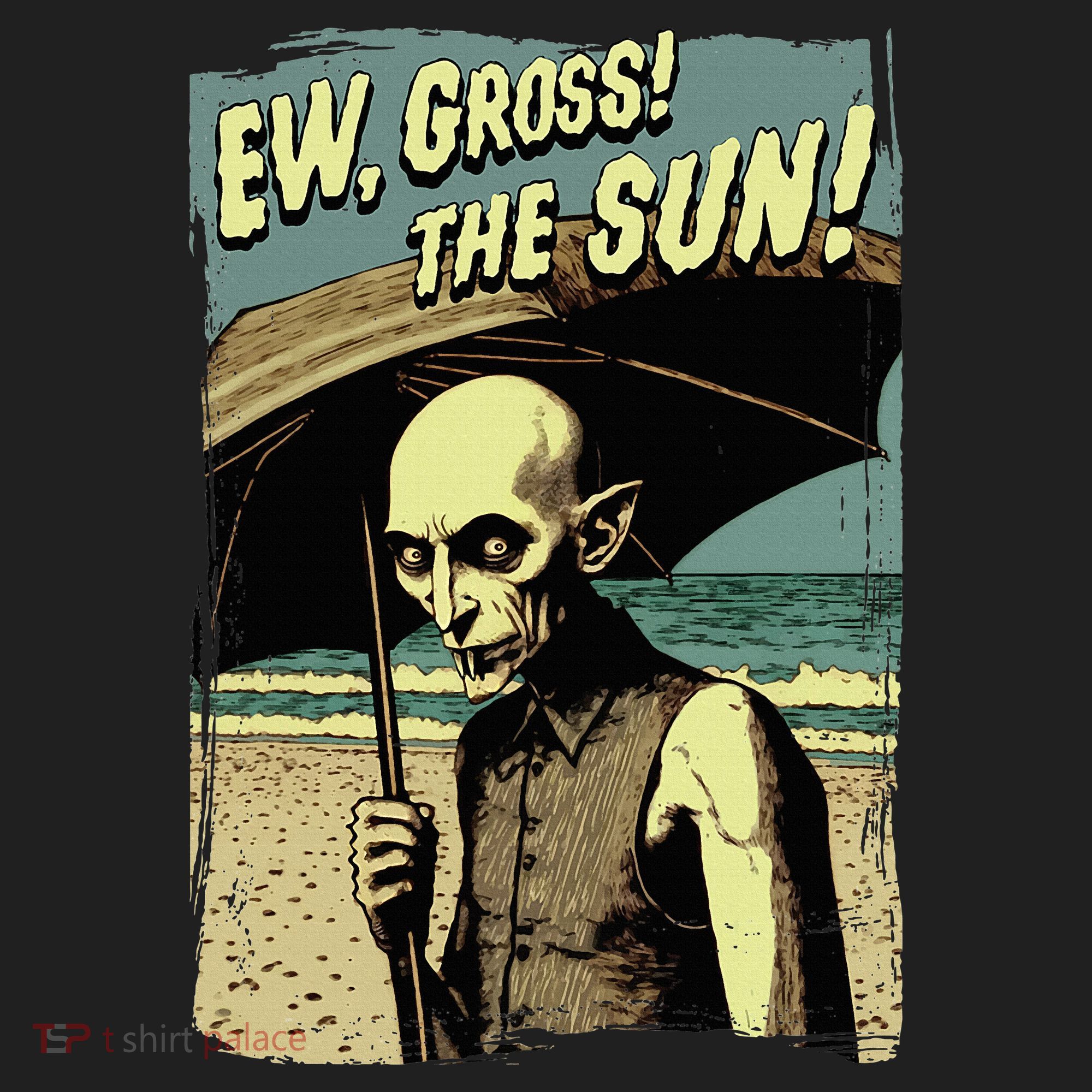 Ew Gross! The Sun! Vampire At The Sunny Beach Summer Goth Beanie