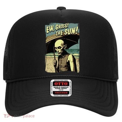 Ew Gross! The Sun! Vampire At The Sunny Beach Summer Goth Hat