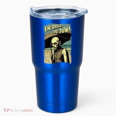 Ew Gross! The Sun! Vampire At The Sunny Beach Summer Goth Tumbler
