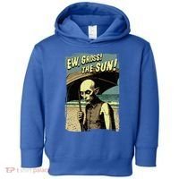 Ew Gross! The Sun! Vampire At The Sunny Beach Summer Goth Toddler Hoodie thumb 0