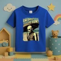 Ew Gross! The Sun! Vampire At The Sunny Beach Summer Goth Toddler T-Shirt thumb 3