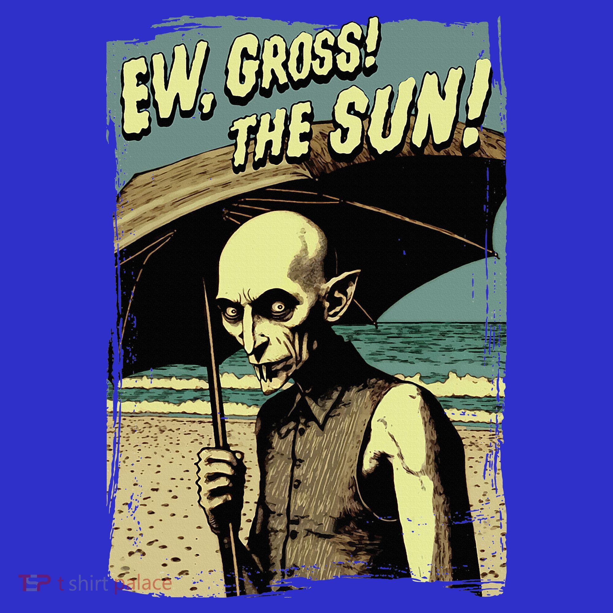 Ew Gross! The Sun! Vampire At The Sunny Beach Summer Goth Visor