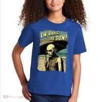 Ew Gross! The Sun! Vampire At The Sunny Beach Summer Goth Kids T-Shirt thumb 2