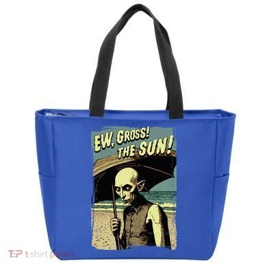 Ew Gross! The Sun! Vampire At The Sunny Beach Summer Goth Tote Bag