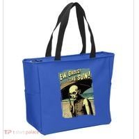Ew Gross! The Sun! Vampire At The Sunny Beach Summer Goth Tote Bag thumb 2