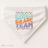 Eleventh Grade Team Teacher Student Back To School 11th Grade Gift USA-Made Doggie Bandana thumb 0