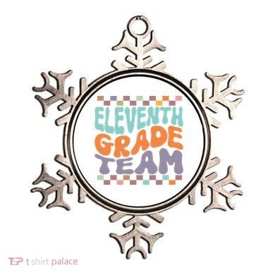 Eleventh Grade Team Teacher Student Back To School 11th Grade Gift Ornament