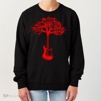Electric Guitar Tree Rock Guitarist Player Musician  Women's Sweatshirt thumb 0