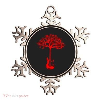 Electric Guitar Tree Rock Guitarist Player Musician  Ornament