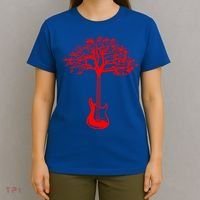 Electric Guitar Tree Rock Guitarist Player Musician  T-Shirt thumb 4