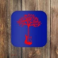 Electric Guitar Tree Rock Guitarist Player Musician  Coaster thumb 0