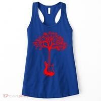 Electric Guitar Tree Rock Guitarist Player Musician  Women's Tank Top thumb 0
