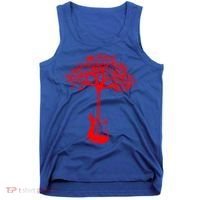 Electric Guitar Tree Rock Guitarist Player Musician  Tank Top thumb 0