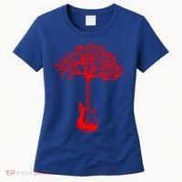 Electric Guitar Tree Rock Guitarist Player Musician  Women's T-Shirt thumb 0