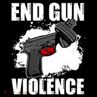 End Gun Violence Doggie Tank thumb 4