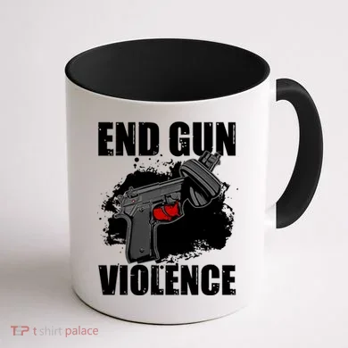 End Gun Violence Coffee Mug back