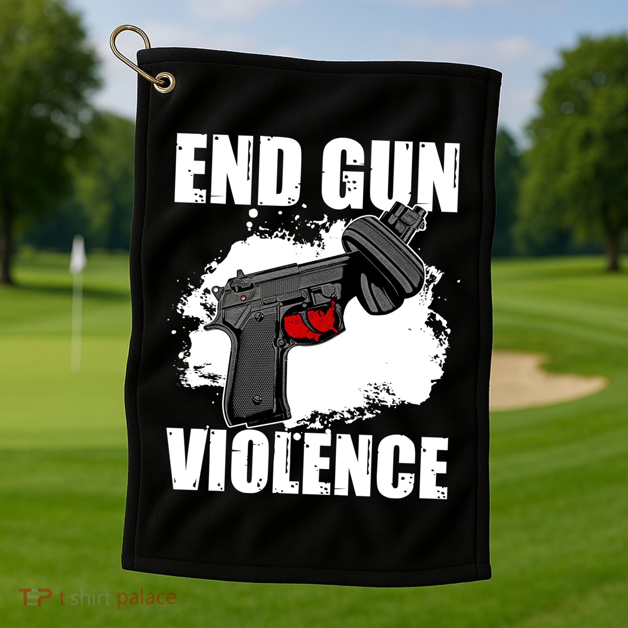 End Gun Violence Golf Towel
