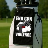 End Gun Violence Golf Towel thumb 2