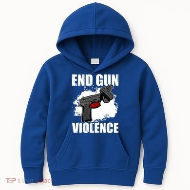 End Gun Violence Kids Hoodie