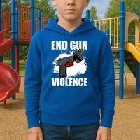 End Gun Violence Kids Hoodie thumb 2