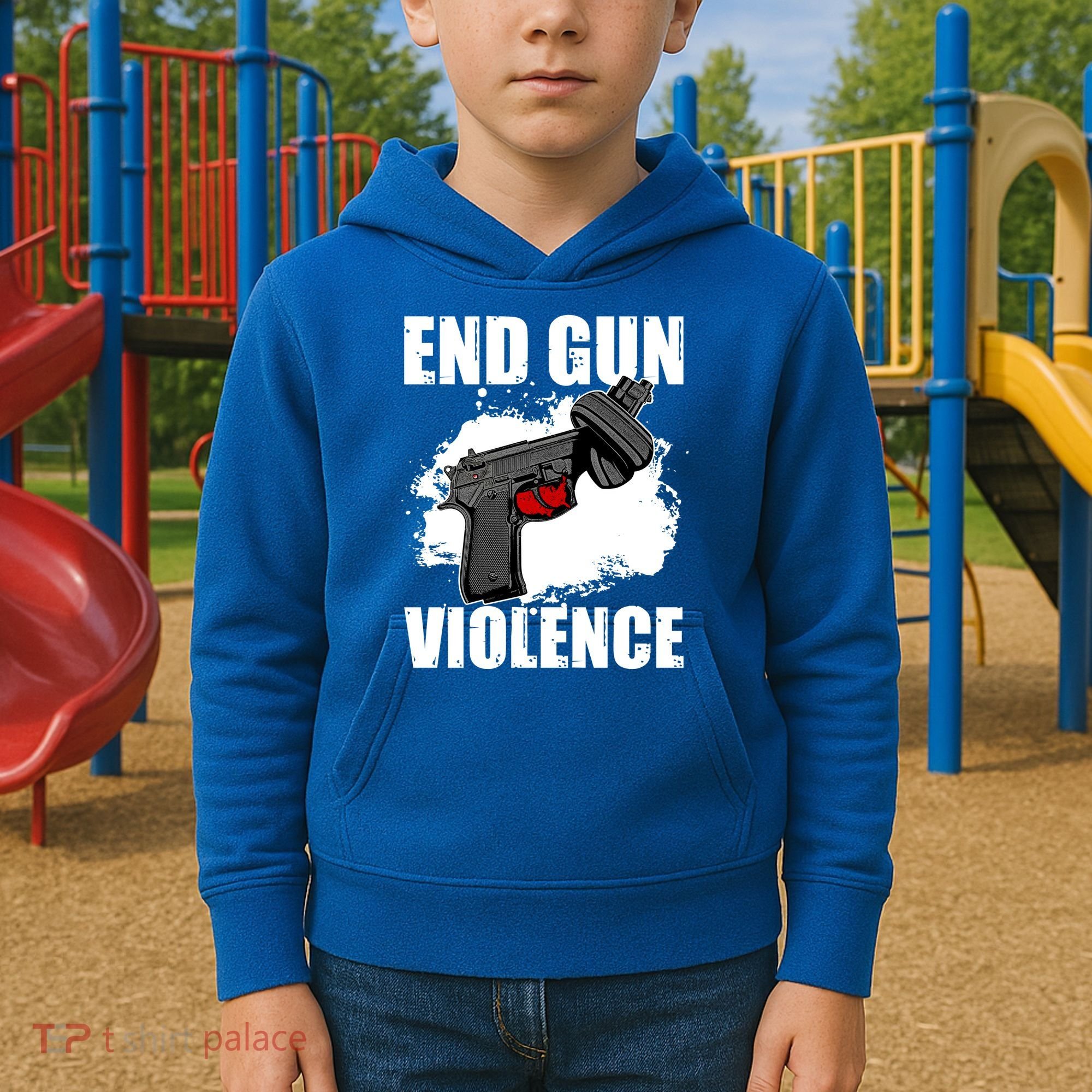 End Gun Violence Kids Hoodie