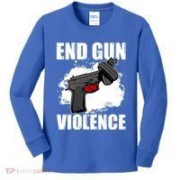 End Gun Violence Kids Long Sleeve Shirt thumb 0