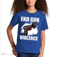 End Gun Violence Kids T-Shirt thumb 2