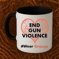 End Gun Violence #Wear Orange Coffee Mug thumb 2