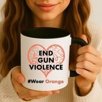 End Gun Violence #Wear Orange Coffee Mug thumb 3