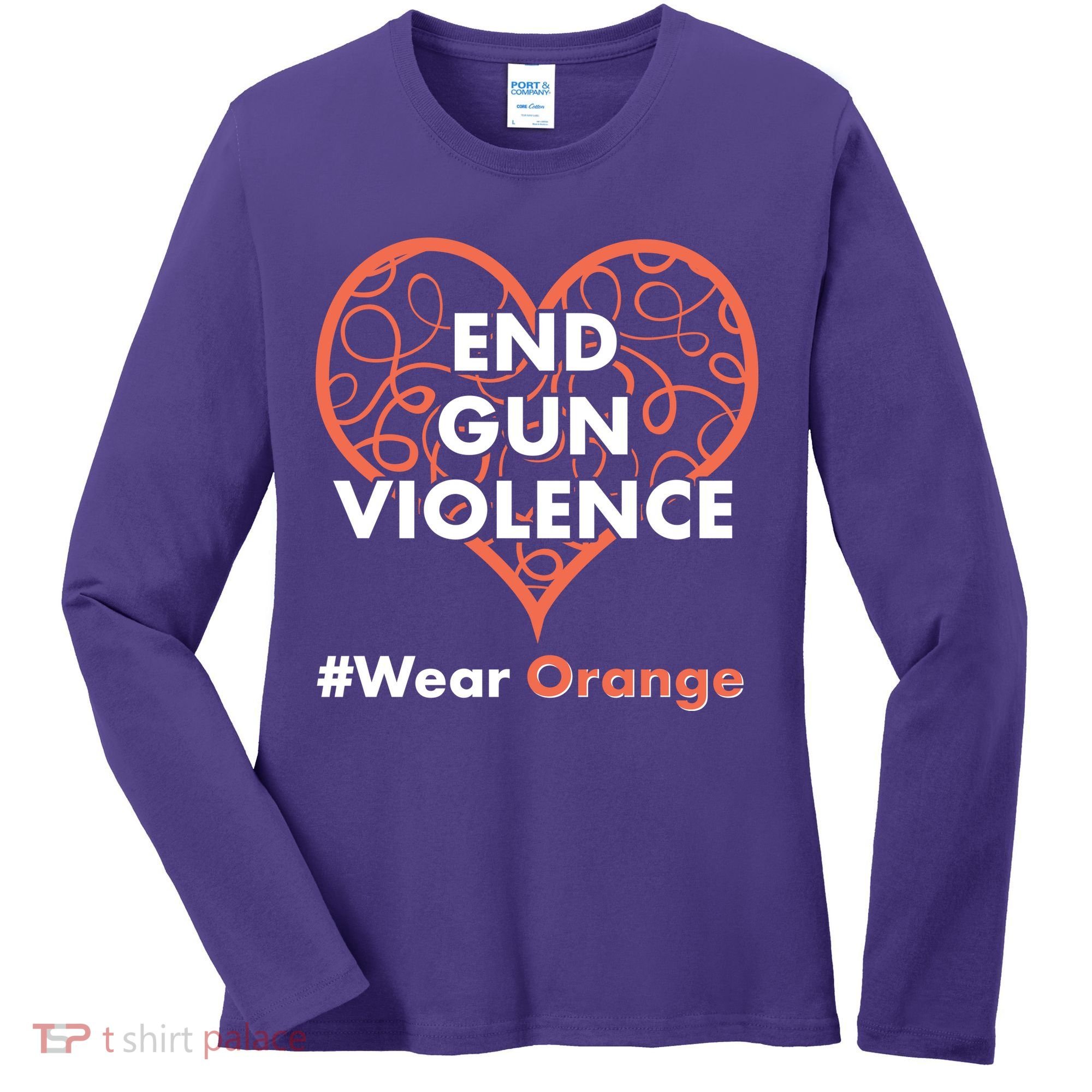 End Gun Violence #Wear Orange Women's Long Sleeve Shirt